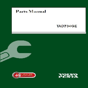 کتاب راهنمای قطعات موتور ولوو پنتا مدل TAD734GE