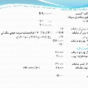 پاورپوینت سود باقیمانده (همراه با مثالهای تشریحی)