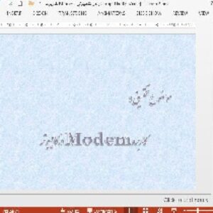 دانلود پاورپوینت در باره ی كاربرد Modem  در كامپيوتر