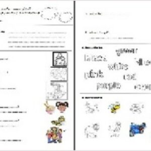 نمونه سوالات هیپ هیپ هورای 1 (Hip Hip Hooray 1)