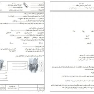 نمونه سوال علوم هشتم ( نوبت اول ) ویژه معلمان