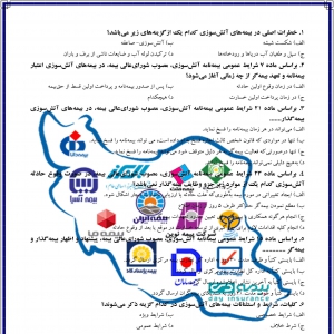 كتاب مجموعه سوالات آزمون آداب - دانلود سوالات آزمون بيمه مركزي نمايندگي و كارگزاري بيمه آداب