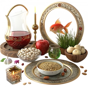 وکتور سفره هفت سین png