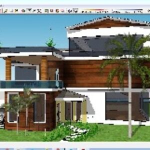 ویلا 3 بعدی اسکچاپی X8 ...... شامل (تنها) فایل 3 بعدی اسکچاپی