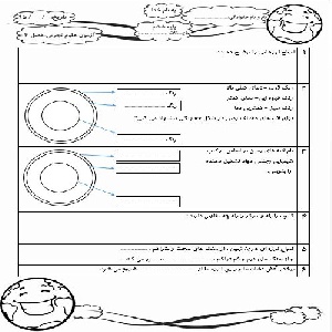 نمونه سوال علوم ششم دبستان از فصل4
