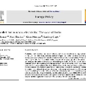 The market for wireless electricity : the case of india