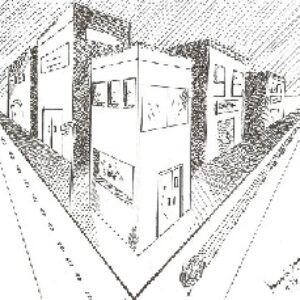 پاورپوینت کامل و جامع با عنوان هندسه احجام و پرسپکتیو (Perspective) در 61 اسلاید