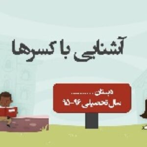 پاورپوینت آموزشی  کسرها ریاضی پایه پنجم(کل فصل دوم)1396-1395