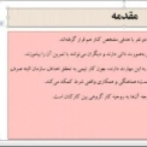 اصول کار تیمی